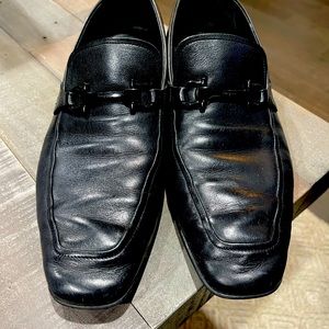 Salvatore Ferragamo Black bit loafer